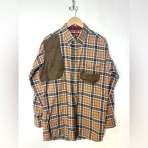 Braeval Tiera Plaid Wool-Blend Field Hunting Shirt Jacket | Heritage Check | M